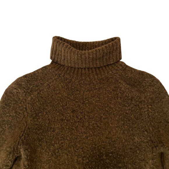 Knit Turtleneck Sweater • Brown • US Small - Picture 3 of 10